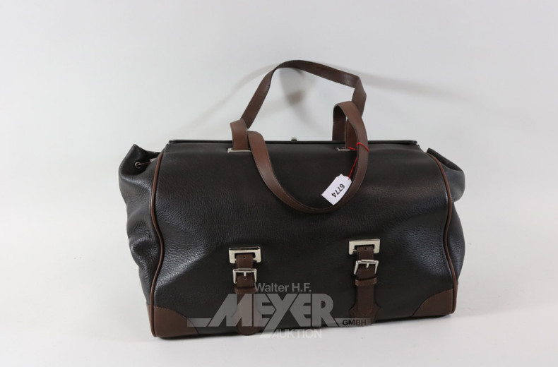 gr. Damenhandtasche, dunkelbraun,