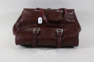 gr. Damenhandtasche, bordeaux,