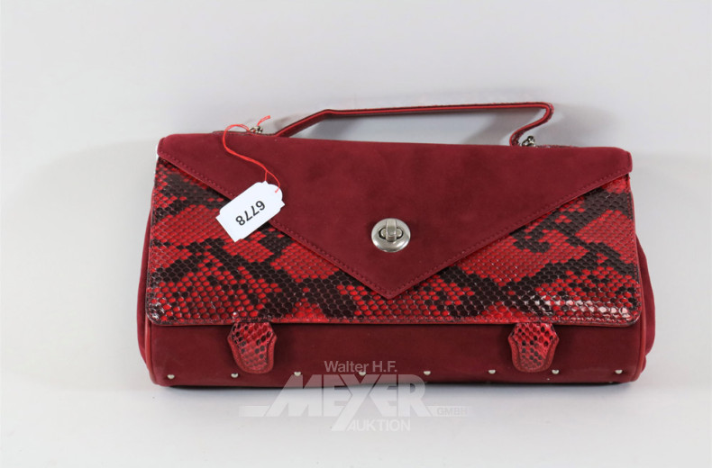 Damenhandtasche, rot, neuwertig,