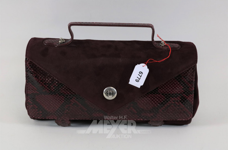 Damenhandtasche, bordeaux, neuwertig,