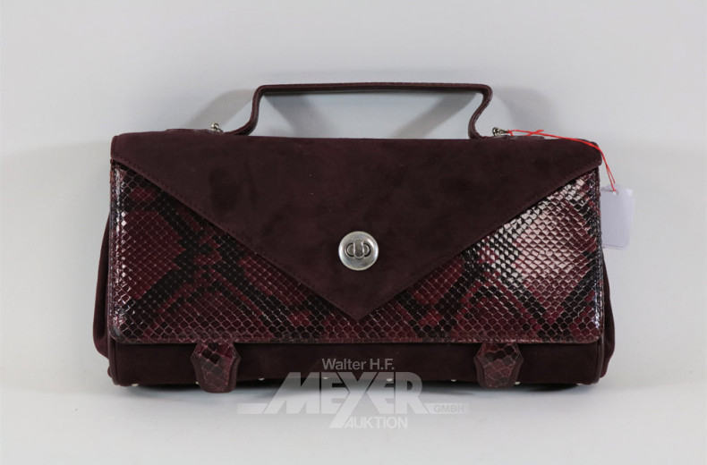 Damenhandtasche, bordeaux, neuwertig,