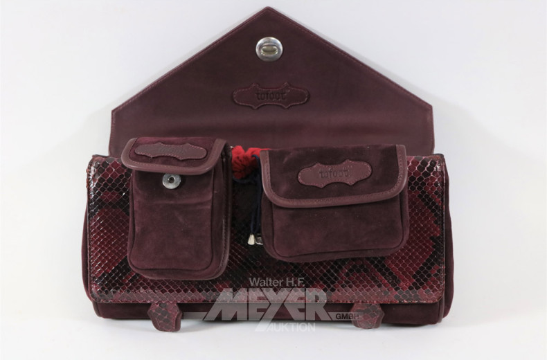 Damenhandtasche, bordeaux, neuwertig,