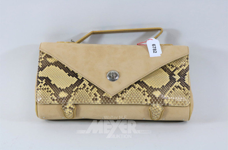 Damenhandtasche, beige, neuwertig,