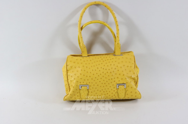 Damenhandtasche, gelb, neuwertig,