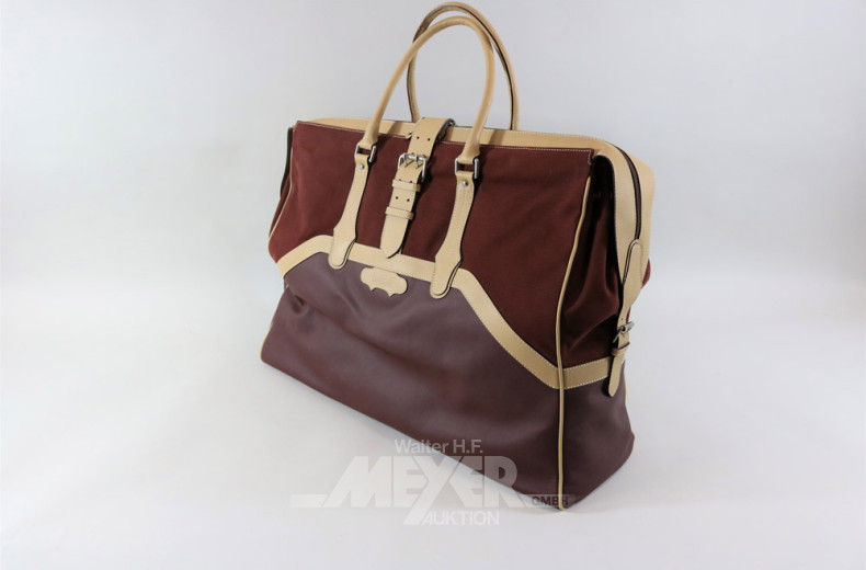 gr. Reisetasche, rotbraun, neuwertig,
