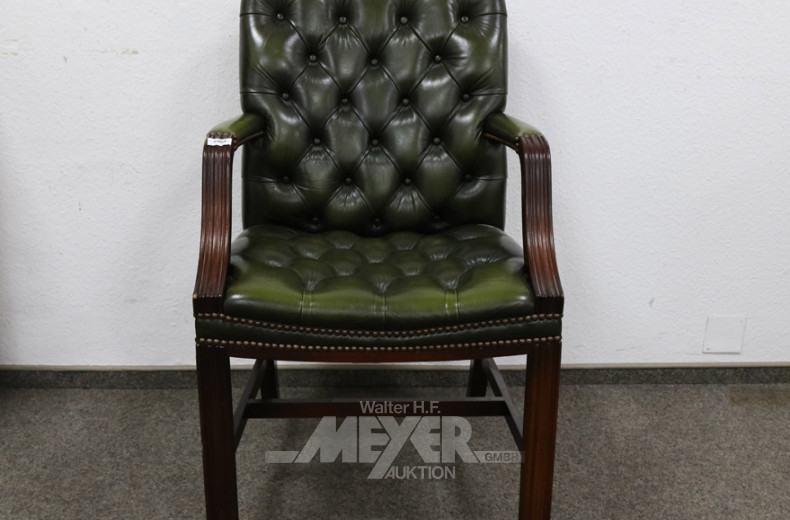 Armlehnenstuhl ''Chesterfield''-Style,