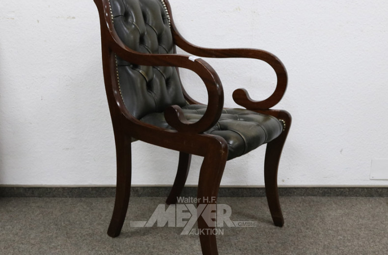 Armlehnenstuhl ''Chesterfield''-Style,