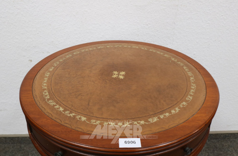 kl. Trommeltisch, Mahagoni,
