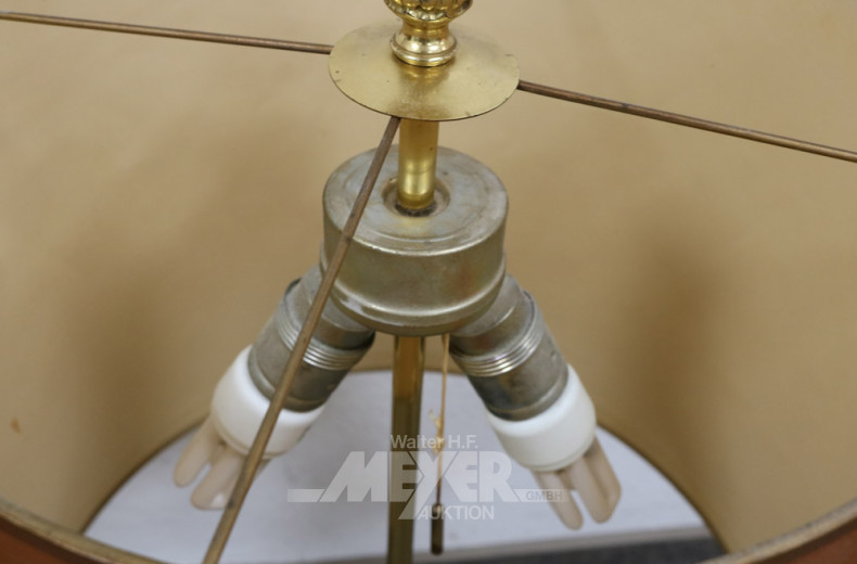 Paar Tischlampen, jw. 2-flammig,