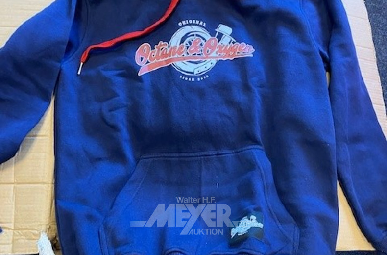 Partie von 33 Kartons mit 892 Hoodies,