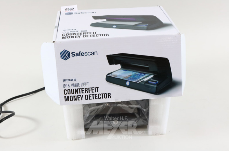 Geldscheinprüfgerät, Safescan 70