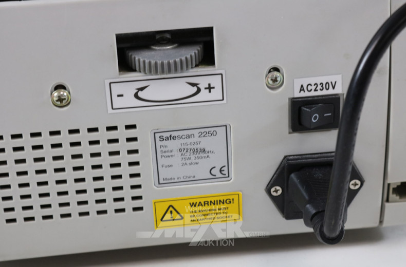 Banknotenzähler, Safescan 2250