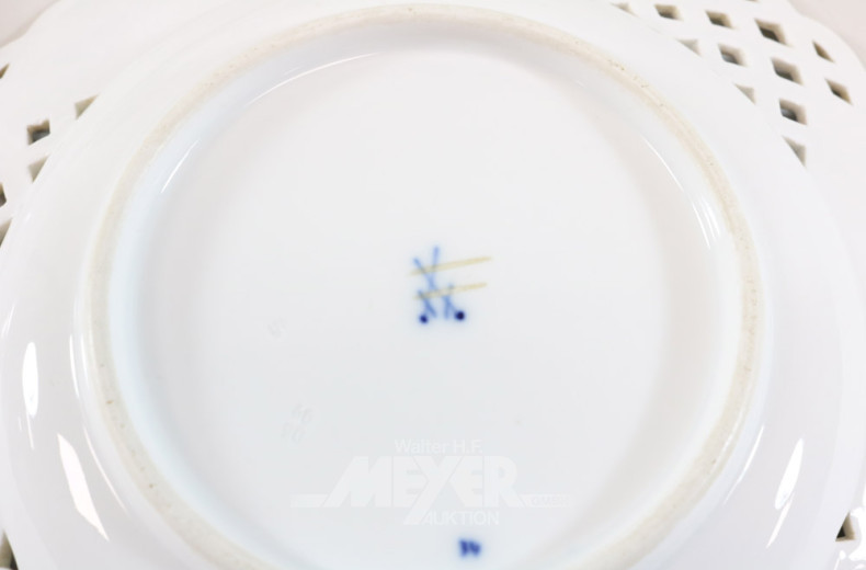 Posten versch. Porzellanteile, MEISSEN