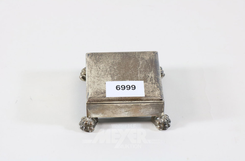 kl. Deckeldose, 925er Silber
