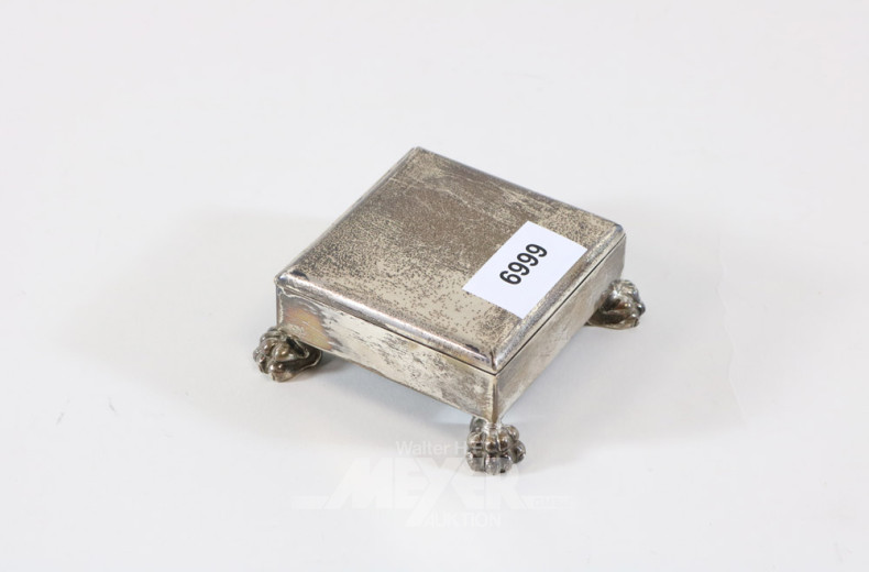 kl. Deckeldose, 925er Silber