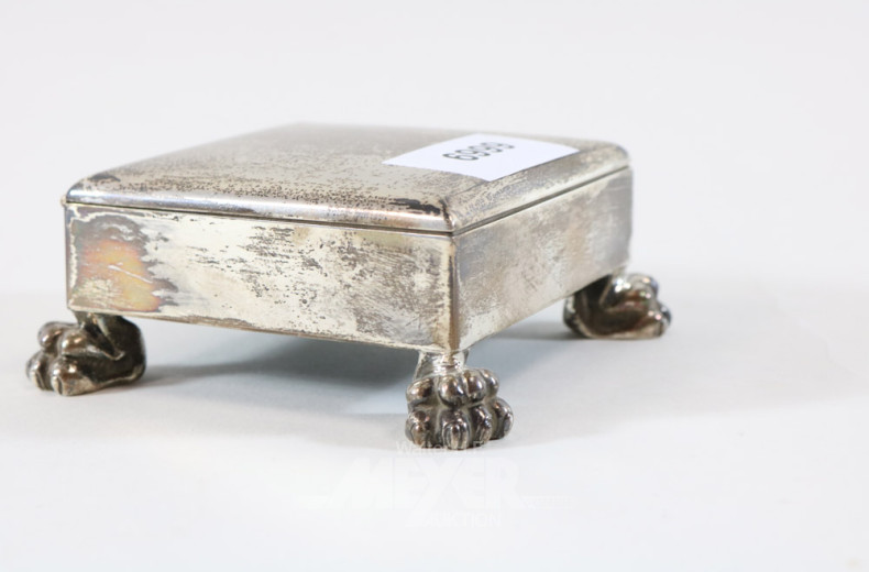 kl. Deckeldose, 925er Silber