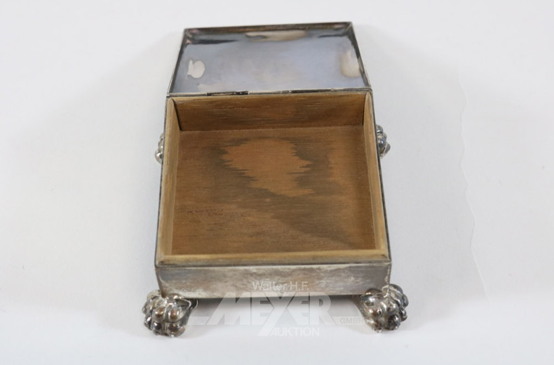 kl. Deckeldose, 925er Silber