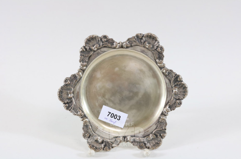 kl. Beistellteller, Silber, 12-lötig