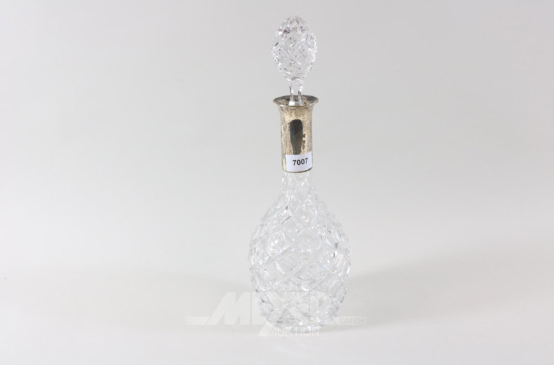 Kristall-Keulenkaraffe mit