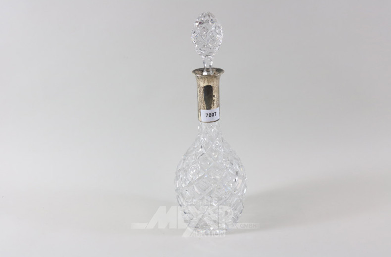 Kristall-Keulenkaraffe mit