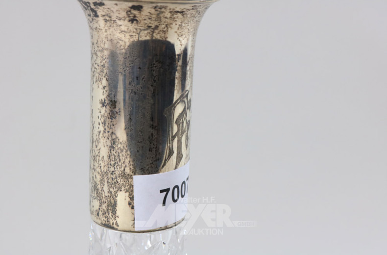 Kristall-Keulenkaraffe mit