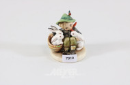 Porzellan-Figur, ''Knabe mit Hasen''