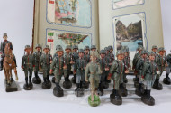 kl. Posten ELASTOLIN Soldatenfiguren,