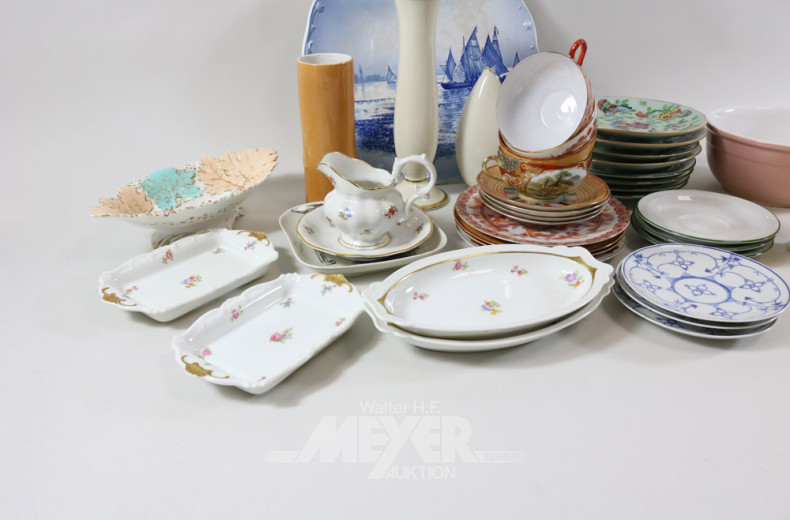 Posten versch. Porzellan: