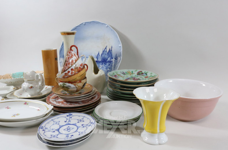 Posten versch. Porzellan: