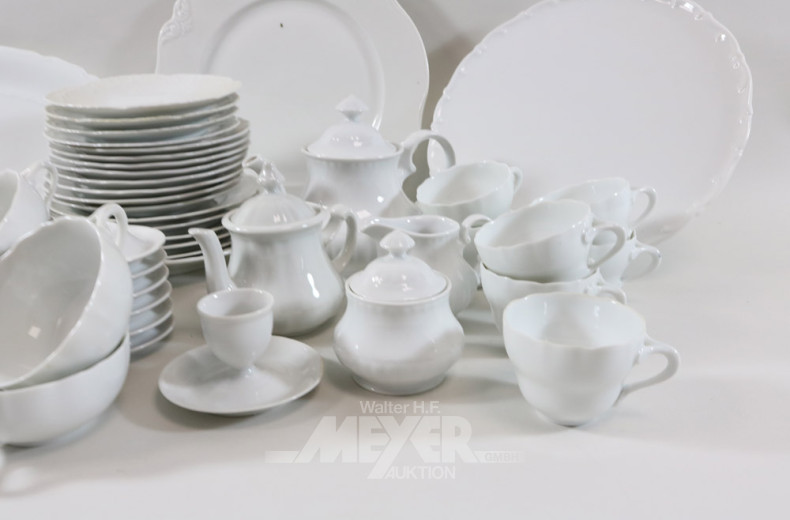 Posten versch. Porzellan-Serviceteile