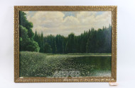 Gemälde, ''Waldsee'',