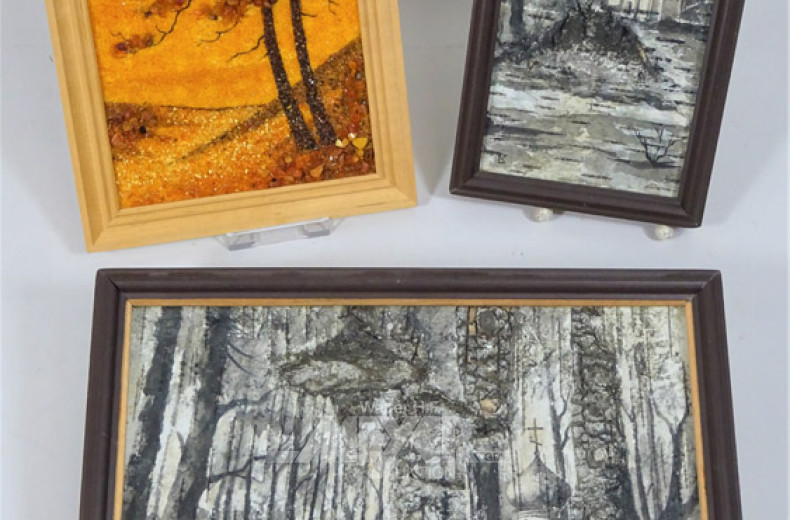 Posten versch. kl. Bilder und Gemälde