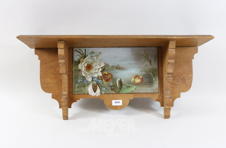 kl. Wandregal um 1900, bemalt