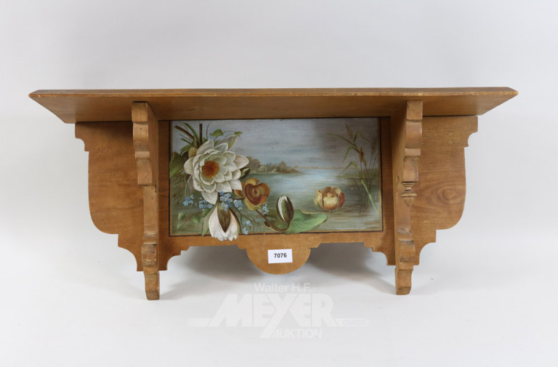 kl. Wandregal um 1900, bemalt