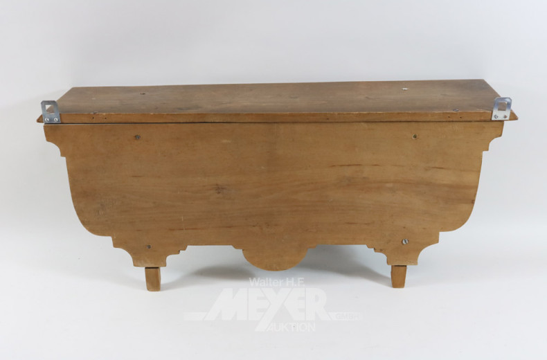 kl. Wandregal um 1900, bemalt