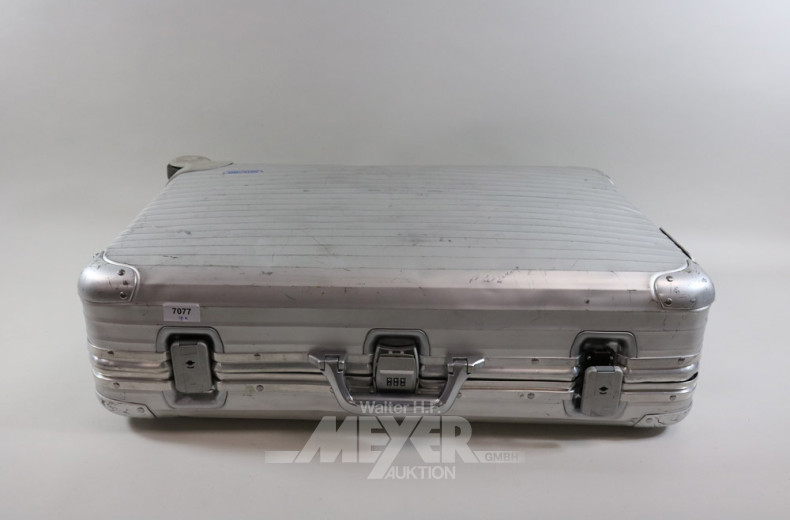 4 Alu.-Reisekoffer, RIMOWA + MÄDLER