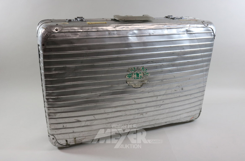 4 Alu.-Reisekoffer, RIMOWA + MÄDLER