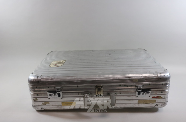4 Alu.-Reisekoffer, RIMOWA + MÄDLER