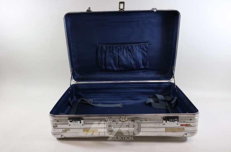 4 Alu.-Reisekoffer, RIMOWA + MÄDLER