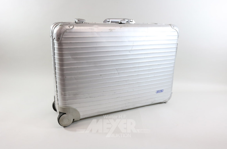 4 Alu.-Reisekoffer, RIMOWA + MÄDLER