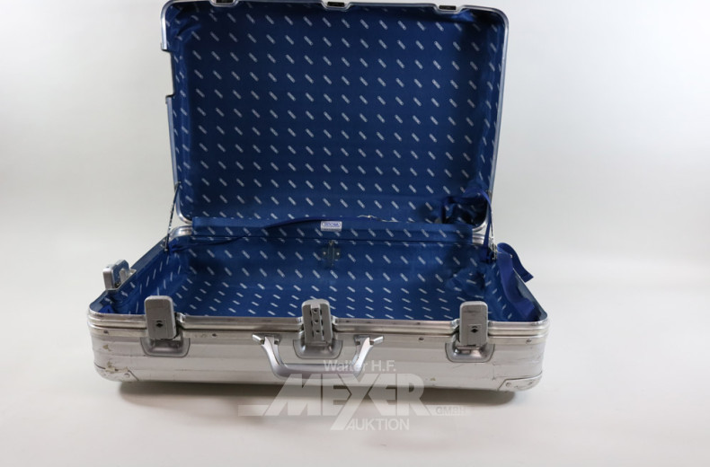4 Alu.-Reisekoffer, RIMOWA + MÄDLER