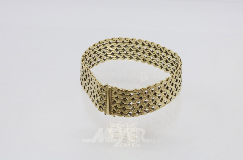 Fantasiearmband, 585er GG,