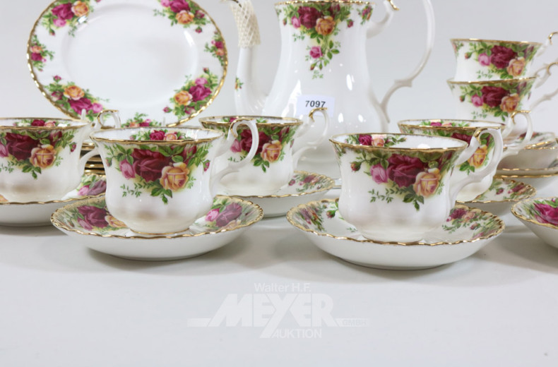 Porz. Kaffee-Service ''Royal Albert'',