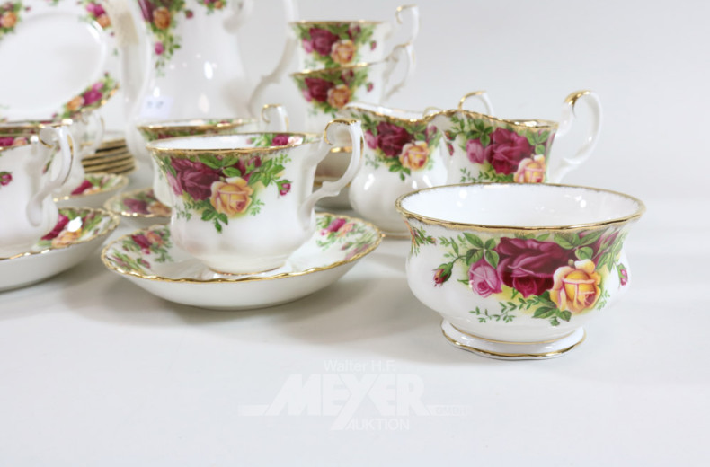 Porz. Kaffee-Service ''Royal Albert'',