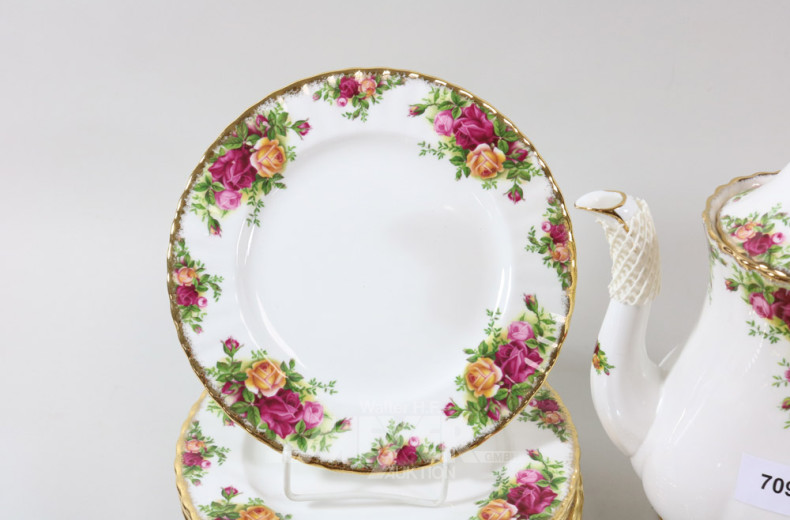 Porz. Kaffee-Service ''Royal Albert'',