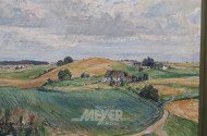 Gemälde ''Gehöft in den Feldern''