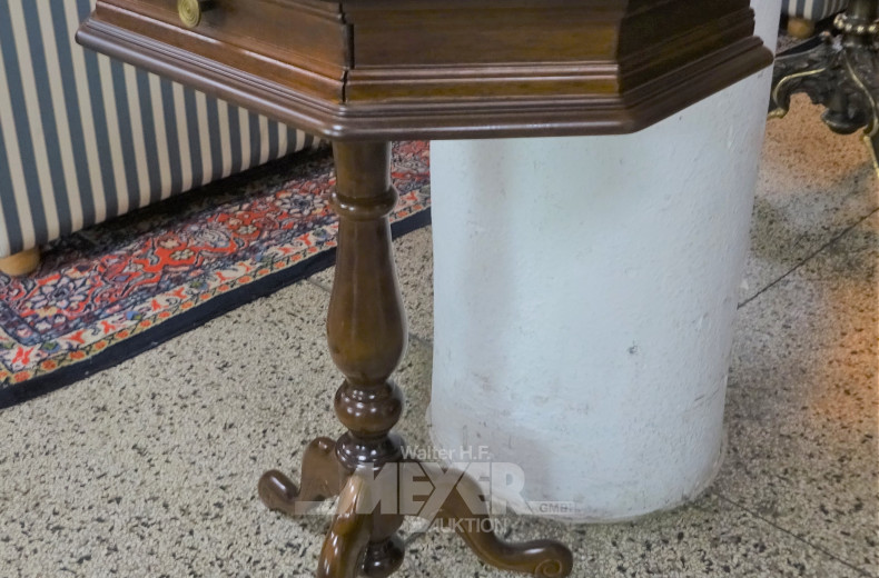 Konsoltisch, Nussbaum, 1 Schublade