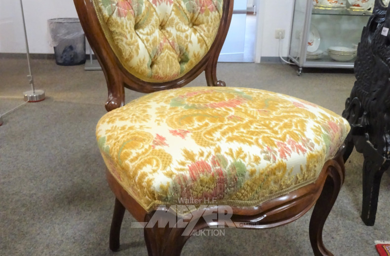 Tischgruppe Mahagoni best. aus: