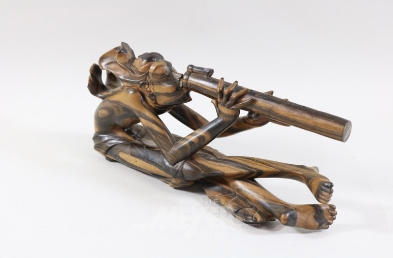 Palisander-Holzschnitzfigur