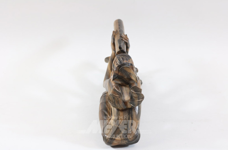 Palisander-Holzschnitzfigur